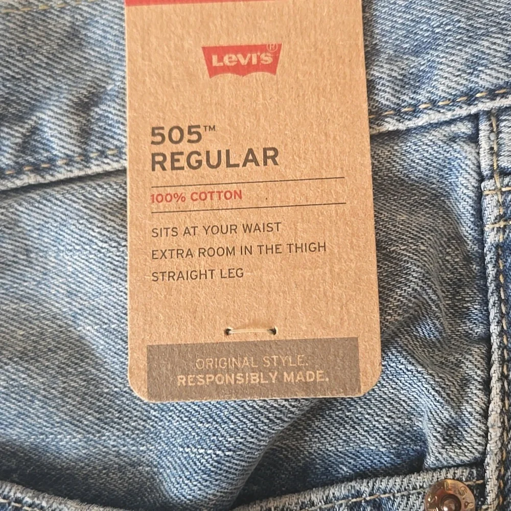 NWT Levi's 505 Regular 36x34 - Picture 4 of 6